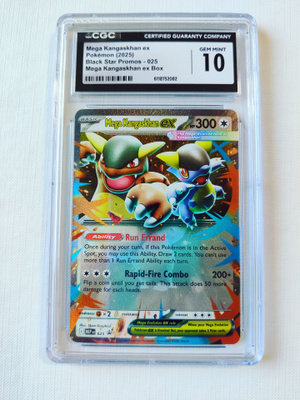 Mega Kangaskhan ex - MEP025 - Black Star Promo CGC 10