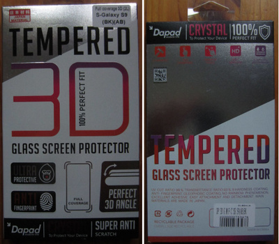 Lasinäytön suojus Glass Screen Protector - SAMSUNG Galaxy S9