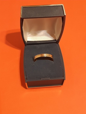 Kultasormus 585 14K halk. 21mm ei kaiverruksia