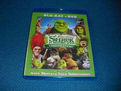 SHREK JA IKUINEN ONNI (FI+SWE-puhe) BD+DVD***