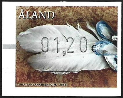 Åland 2015 Rantalöytöjä I FRAMA 1,20 € ** LaPe ATM Å 27