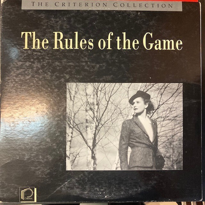 Rules Of The Game (criterion collection) LaserDisc