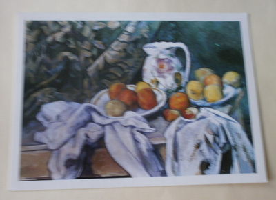 Cezanne: Asetelma, taittokortti, ei p.