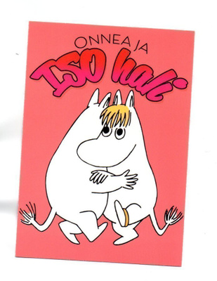 "°°ONNEA JA ISO HALI°°" -KORTTI / Muumi