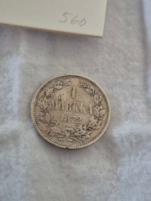 1 markka 1872, Suomi