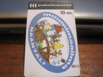 Muumimaailma Naantali puhelinkortti