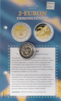 BELGIA 2€ 2007 ROOMAN SOPIMUS 60v. UNC