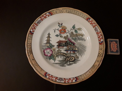 Arabia Japan / Japani  . Antiikki lautanen . Rare