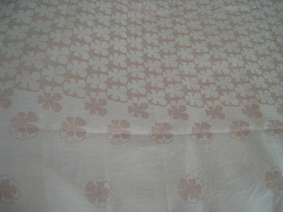 Pöytäliina Dora Jung Orvokki  Rosa 225x149 Tampella vintage