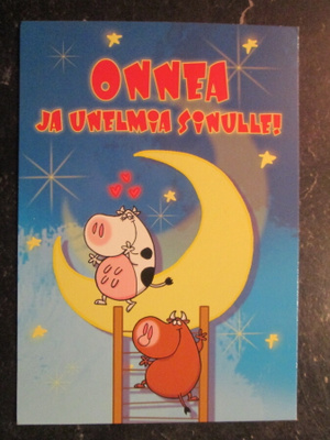 KULKEMATON ONNEA JA UNELMIA SINULLE BULL & COW