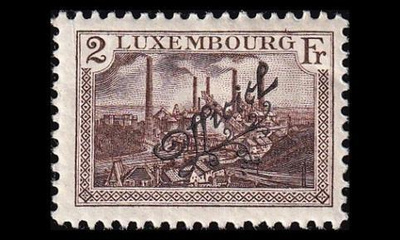 Luxemburg 137 * Virkamerkki maisema 2 Fr (1926)
