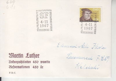 FDC 1967 Uskonpuhdistus.