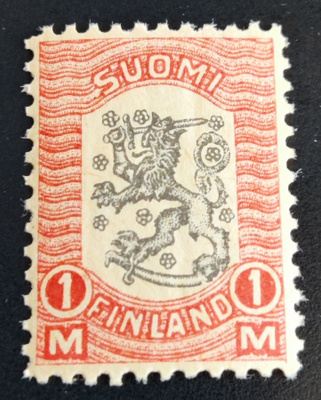 1918 Vaasan malli 1 mk **