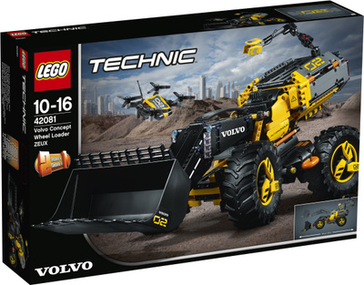 LEGO # TECHNIC # 42081 : Volvo Concept Wheel Loader ZEUX
