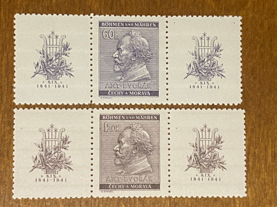 SAKSA BÖHMEN MÄHREN ANTONIN DVORAKIN SYNTYMÄSTÄ 100 VUOTTA**