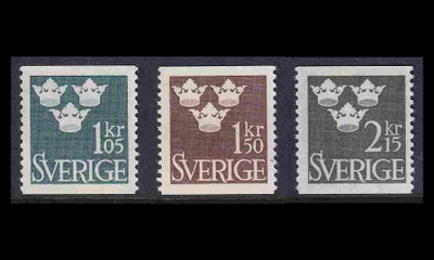 Ruotsi 492-4 ** Kolme kruunua (1962)