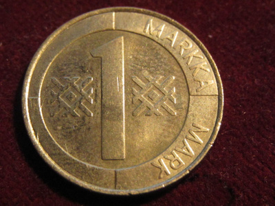 1 markka 1996
