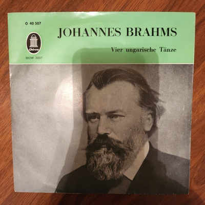 Johannes Brahms-Vier Ungarische Tänze 7' Ep (M-/M-)