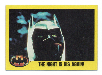 Purkkakuva BATMAN n:o 220 1989 n:o 220 THE NIGHT HIS AGAIN!