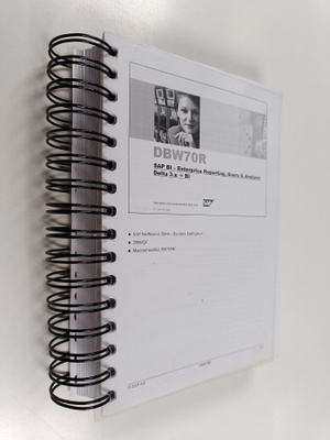Dbw70r : sap bi - enterprise reporting, query & analysis ...