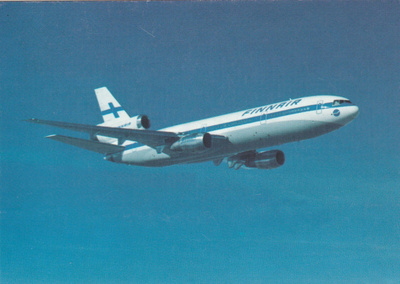 LENTOKONEKORTTI - DC-10 FINNAIR