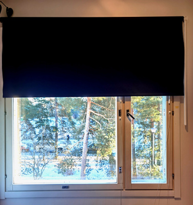 Pimentävä rullaverho 160 X 195 cm - Navy Blue