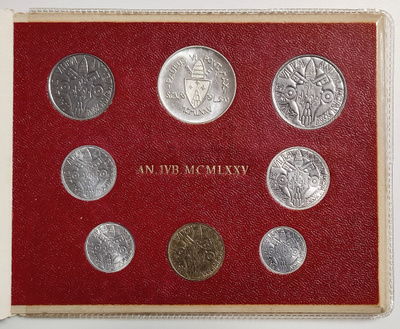 Vatikaani 1975 kolikkosetti, UNC