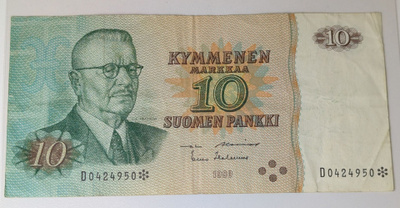 10 Markkaa 1980 tähti D0424950