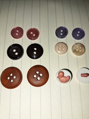 12-17mm nappi 6 erilaista