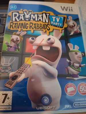 Wii Rayman Raving Rabbids TV Party CIB