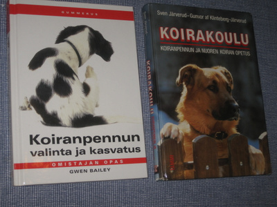 3 kpl koirankasvatus-opasta