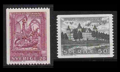 Ruotsi 495-6 ** Historiallisia rakennuksia (1962)