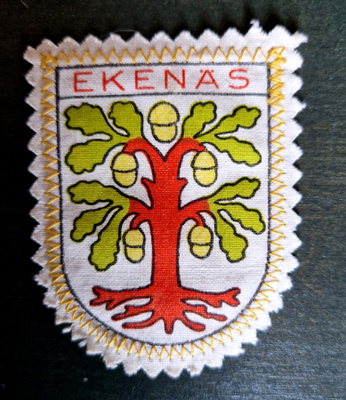 Eknäs vintage kangasmerkki
