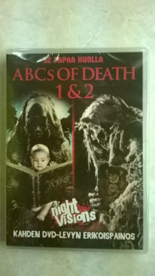 Abcs Of Death 1 & 2 DVD UUSI!