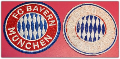 Bundesliiga - Brodeerattu Bayern München  -kangasmerkki