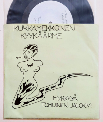 KUKKAMEKKOINEN KYYKÄÄRME: Myrkkyä –  MINT! 7” s. 1990 + KK
