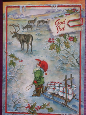 Ingrid Elf tonttu etsii Rudolf poroa ruots.