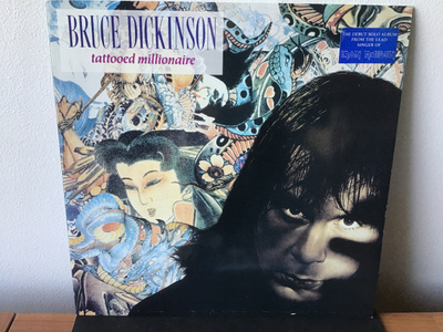 BRUCE DICKINSON: Tattooed Millionaire Lp levy