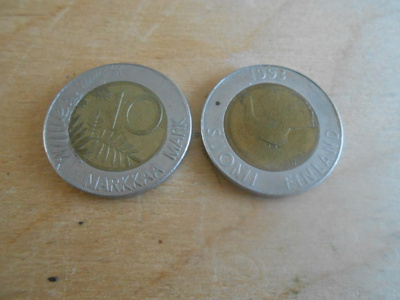 10 Markkaa 1993.