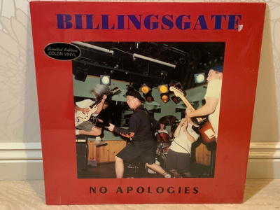 LP BILLINGSGATE , No Apologies, rajoitettu punainen painos