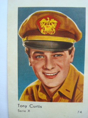 Purkkakuvat Hellas: Serie X 74,  TONY CURTIS