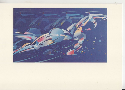 USA 1987 Pan american games ep kortti