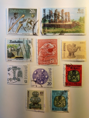 Postimerkki arkeologia 10 erilaista