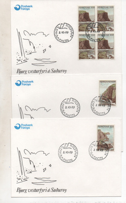 FÄRSAARET kolme  FDC  1989