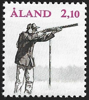 Åland 1991 Islands Games Ammunta 2,10 mk ** LaPe 048