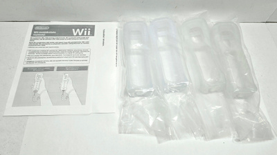 WII - 4kpl Nintendon virallisia silikonisuojia