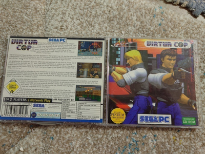 virtua cop pc win95 cd-rom rare