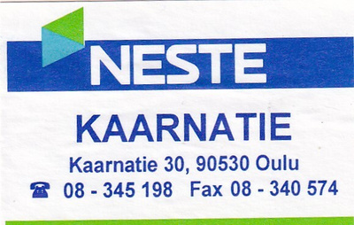 Oulu, Kaarnatie, NESTE   s19