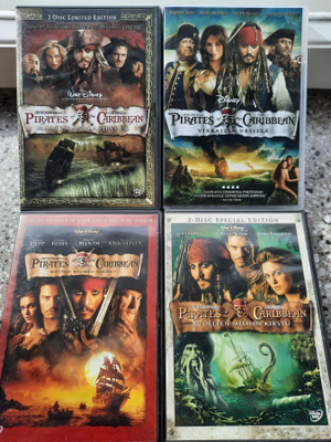Pirates of Caribbean 4 kpl