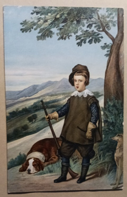 Velazquez: Prinssi Balthasar metsästämässä koirineen, ei p.